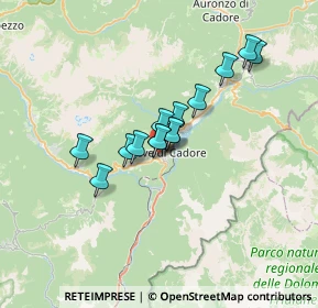 Mappa Via Agarole, 32044 Pieve di Cadore BL, Italia (4.59643)