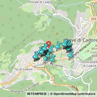 Mappa Via Agarole, 32044 Pieve di Cadore BL, Italia (0.28966)