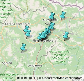 Mappa Via Belvedere, 32044 Pieve di Cadore BL, Italia (8.77722)