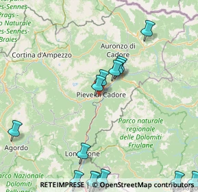 Mappa 32044 Pieve di Cadore BL, Italia (21.15286)