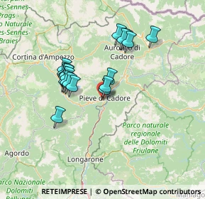 Mappa 32044 Pieve di Cadore BL, Italia (11.847)