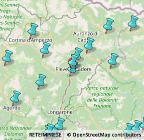Mappa 32044 Pieve di Cadore BL, Italia (22.63053)