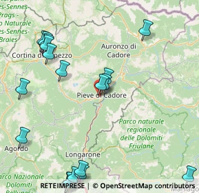 Mappa 32044 Pieve di Cadore BL, Italia (21.32889)