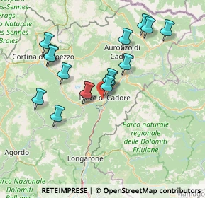 Mappa 32044 Pieve di Cadore BL, Italia (13.77)