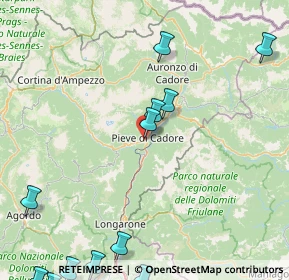 Mappa 32044 Pieve di Cadore BL, Italia (27.86067)