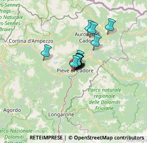 Mappa 32044 Pieve di Cadore BL, Italia (6.55923)