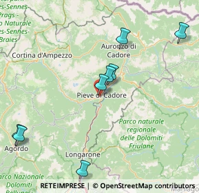 Mappa 32044 Pieve di Cadore BL, Italia (24.16091)