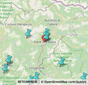 Mappa 32044 Pieve di Cadore BL, Italia (21.03636)