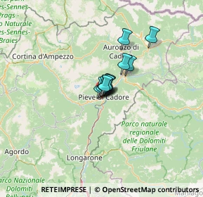 Mappa 32044 Pieve di Cadore BL, Italia (5.44636)