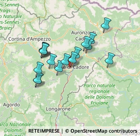 Mappa 32044 Pieve di Cadore BL, Italia (11.27941)