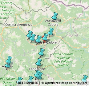 Mappa 32044 Pieve di Cadore BL, Italia (19.808)