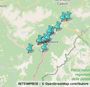 Mappa 32044 Pieve di Cadore BL, Italia (4.26273)