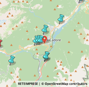 Mappa 32044 Pieve di Cadore BL, Italia (4.90167)