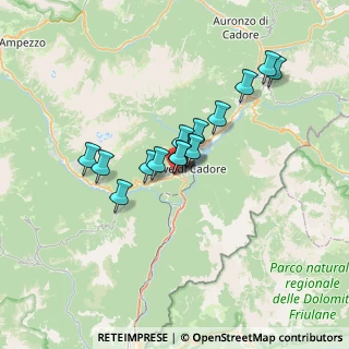 Mappa Piazzale Dolomiti, 32044 Pieve di Cadore BL, Italia (4.95933)