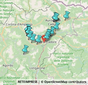 Mappa Viale Dolomiti, 32044 Pieve di Cadore BL, Italia (10.952)