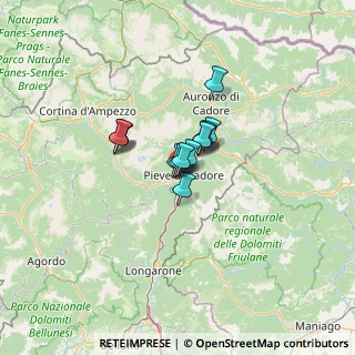 Mappa Viale Dolomiti, 32044 Pieve di Cadore BL, Italia (6.59231)