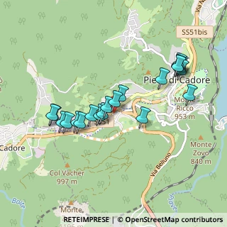 Mappa Viale Dolomiti, 32044 Pieve di Cadore BL, Italia (0.863)