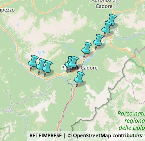 Mappa Via della Chiesa, 32044 Pieve di Cadore BL, Italia (5.41455)