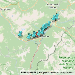 Mappa Via della Chiesa, 32044 Pieve di Cadore BL, Italia (4.73083)