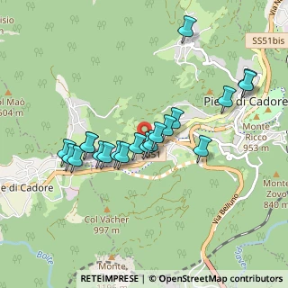 Mappa Via della Chiesa, 32044 Pieve di Cadore BL, Italia (0.822)