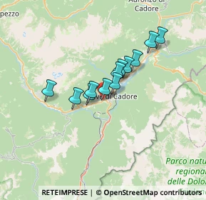 Mappa Via Ferdinando Coletti, 32044 Pieve di Cadore BL, Italia (4.71333)