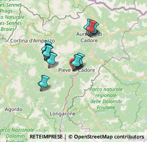 Mappa Via Ferdinando Coletti, 32044 Pieve di Cadore BL, Italia (11.2575)