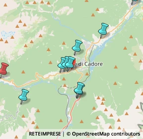 Mappa Via Ferdinando Coletti, 32044 Pieve di Cadore BL, Italia (4.82083)