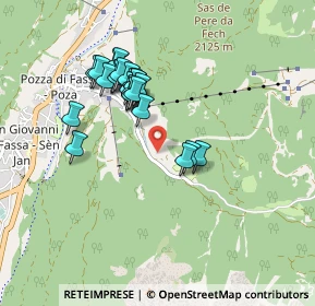 Mappa Strada Ruf De Ruacia, 38036 Pozza di Fassa TN, Italia (0.764)