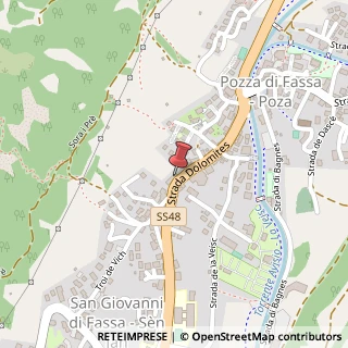 Mappa Strada Dolomites, 65, 38036 Canazei, Trento (Trentino-Alto Adige)