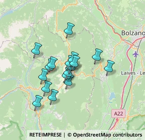 Mappa Via Regina del Bosco, 38010 Ronzone TN, Italia (5.11706)