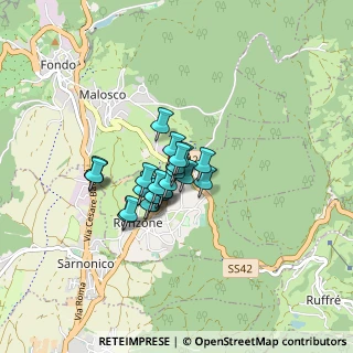 Mappa Via Regina del Bosco, 38010 Ronzone TN, Italia (0.475)