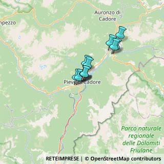 Mappa Via Arsenale, 32044 Pieve di Cadore BL, Italia (3.96364)