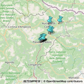 Mappa Via Arsenale, 32044 Pieve di Cadore BL, Italia (5.13091)