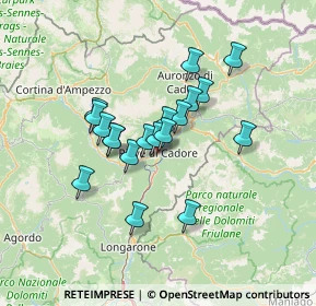 Mappa Via Vittorio Veneto, 32044 Pieve di Cadore BL, Italia (10.43947)
