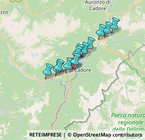 Mappa Via Vittorio Veneto, 32044 Pieve di Cadore BL, Italia (4.67833)