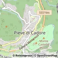 Kort Pieve di Cadore