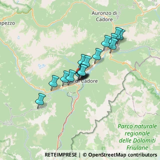Mappa Via XX Settembre, 32044 Pieve di Cadore BL, Italia (4.74412)