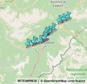 Mappa Via XX Settembre, 32044 Pieve di Cadore BL, Italia (4.59583)