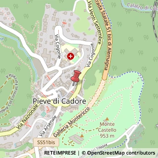 Mappa Via Belvedere, 9, 32044 Pieve di Cadore, Belluno (Veneto)
