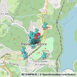 Mappa Via XX Settembre, 32044 Pieve di Cadore BL, Italia (0.2705)
