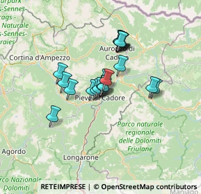 Mappa Pieve Di Cadore, 32044 Pieve di Cadore BL, Italia (9.506)