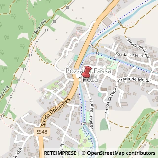 Mappa Strada di Bagnes, 6, 38036 Pozza di Fassa, Trento (Trentino-Alto Adige)