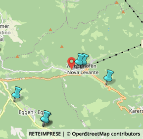 Mappa Via Pretzenberg, 39056 Nova Levante BZ, Italia (3.68167)