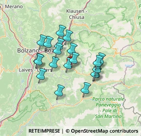 Mappa Via Pretzenberg, 39056 Nova Levante BZ, Italia (10.7435)