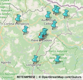 Mappa Gradinata, 32044 Pieve di Cadore BL, Italia (14.2825)