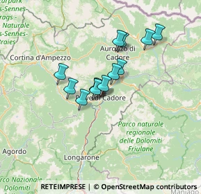 Mappa Via Salvadei, 32044 Pieve di Cadore BL, Italia (9.31308)