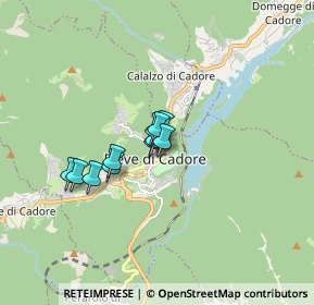 Mappa Via Salvadei, 32044 Pieve di Cadore BL, Italia (0.96091)