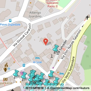 Mappa Via Salvadei, 32044 Pieve di Cadore BL, Italia (0.09615)