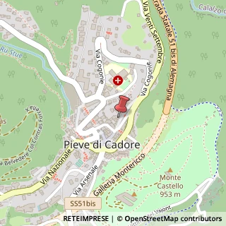 Mappa Via Don N. Talamini, 1, 32044 Pieve di Cadore, Belluno (Veneto)