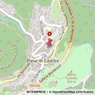 Mappa Via Salvadei, 3, 32044 Pieve di Cadore, Belluno (Veneto)
